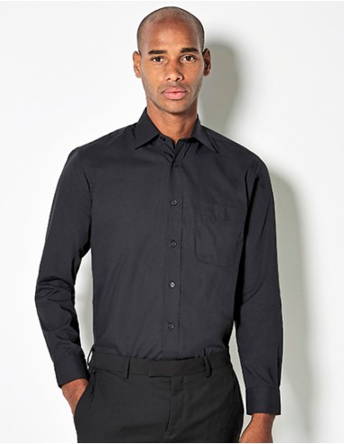 K-KK104-Mens Classic Fit Business Shirt Long Sleeve